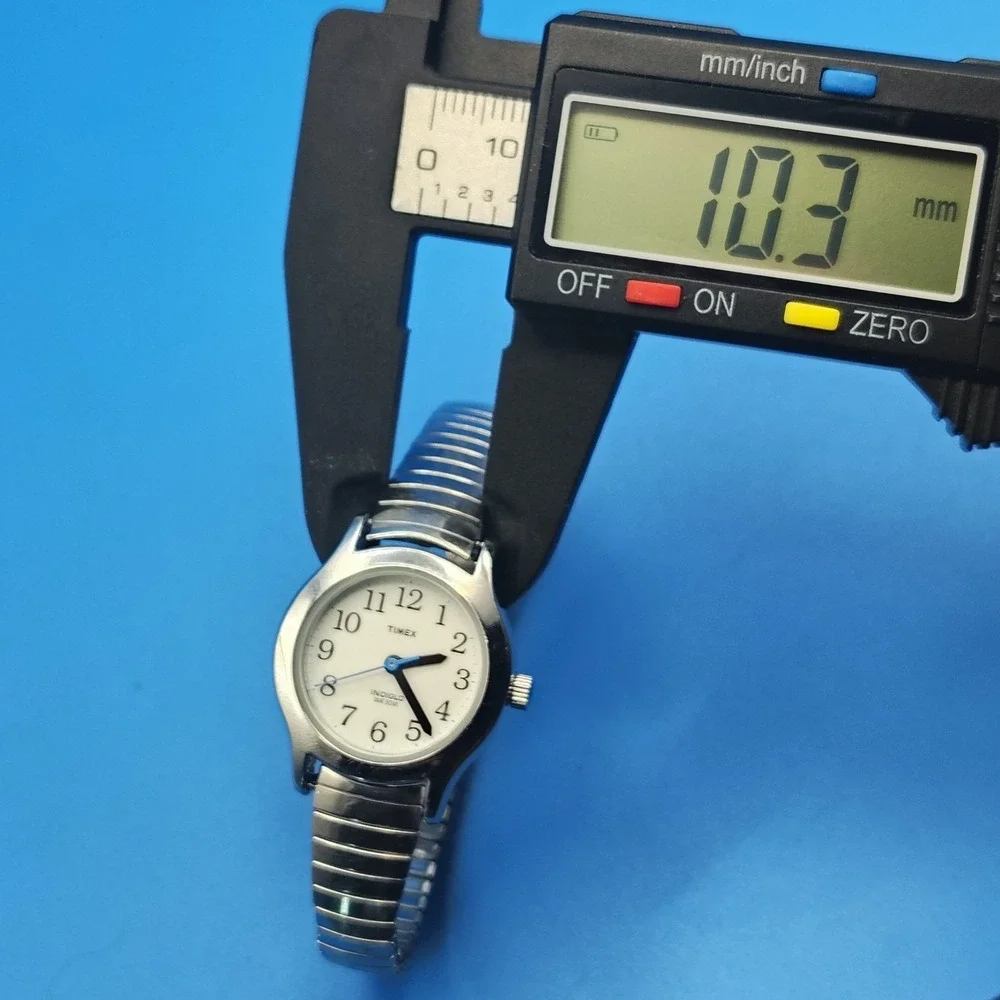 Vintage‎ 2007 Timex Indiglo 23mm Women's Quartz Cocktail Watch Size 5-8.25